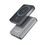 Juice Ojp1002 Magnetic Portable Charger | 5,000Mah Wireless Portable Charger With Usb-C Cable | Type-C Input/Output With Max 15W Wireless Output Power Bank (Black)