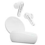 Hammer Airflow Lit True Wireless Earbuds With Upto 20H Playtime, Type-C Charging, Touch Controls, Voice Assistance, Ipx5, Made In India (White)