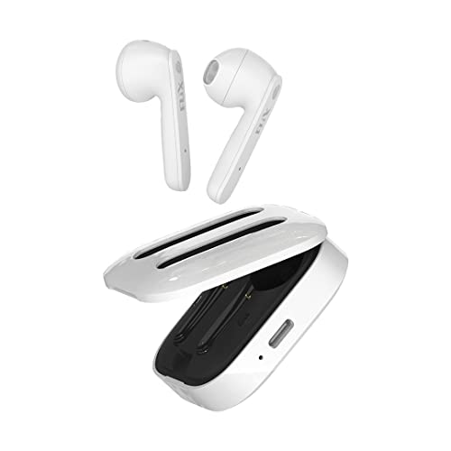 Flix (Beetel Nitro Buds T12 Newly Launched In-Ear True Wireless,13Mm Drivers & Super Bass,Bt V5.0,Low Latency,Ipx5 Water Resistant,Ultra Light,Type C Charging,Voice Assistant (T12, White)
