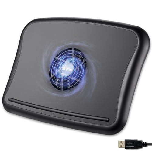 Klim Comfort + Laptop Cooling Pad + New + Protect Yourself And Your Laptop From Overheating + High Comfort Silent Laptop Cooler 10″ – 15.6″ + Stable On Your Laps + Laptop Cooling Tray With Fan