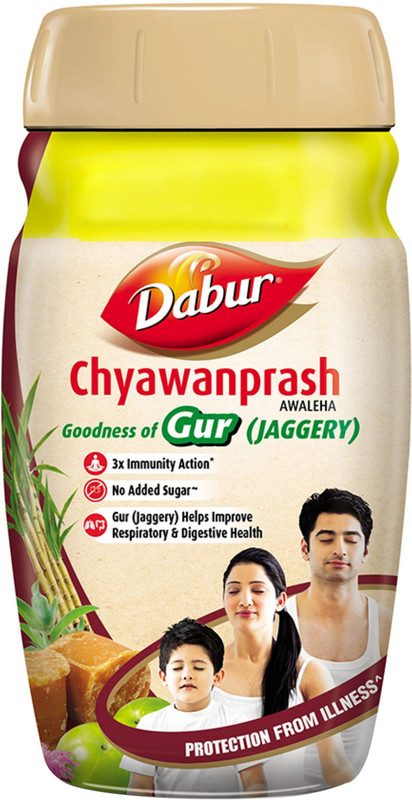 Dabur Chyawanprash With The Goodness Of Gur (Jaggery) 3X Immunity Action(900 G)