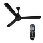 Crompton Energion Hyperjet 1200Mm Bldc Ceiling Fan | Point Anywhere Remote Control | Bee 5 Star Rated Energy Efficient | Superior Air Delivery | Anti-Rust | 2 Year Manufacturer Warranty | Matte Black