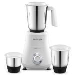 Voltas Beko, A Tata Product Powerfull 500 W Mixer Grinder With Grindx Technology (G5003Hp-Wh | 3 Jars | White)