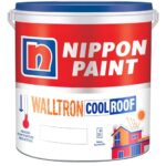 Nippon Paint Walltron – Summer Cool Roof | 30% Extra | 6.4 Kg |5 Litre | Solar Reflective Roof Coating | Heat Resistance Paint | High Sri (6.4Kg ~5 Litres), White