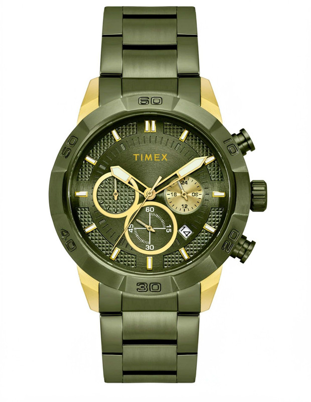 Timex Chronograph Green Dial Analog Watch  – For Men