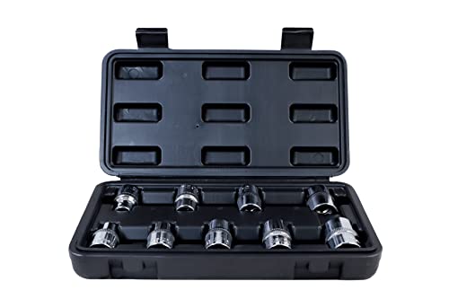 Durelo D-Bs9E 9 Pcs 1/2″ Drive E- Socket Set