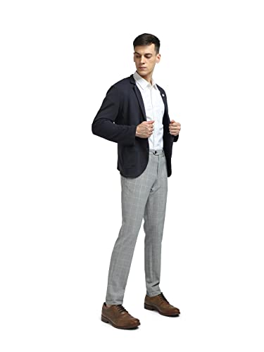 Jack & Jones Men Mid Rise Regular Fit Pants (203829201_Cloud Dancer_32/32)