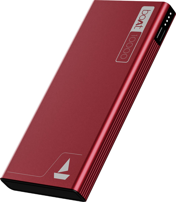 Boat 10000 Mah 22.5 W Compact Pocket Size Power Bank(Martian Red, Lithium Polymer, Fast Charging, Quick Charge 3.0 For Mobile, Tablet, Earbuds)