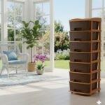 Maxtid 7 Compartments Plastic Pp(Brown)