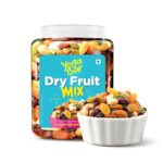 Yogabar Premium Dry Fruit & Trail Mix (850G) | Almonds, Cashews, Black & Green Raisins, Kiwi & Amla | Healthy Nut Mix For Daily Nutrition