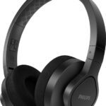 Philips Taa4216Bk/00Headphones, 35H Play Time, 40Mm Dynamic Drivers, Ip55 Proof Bluetooth(Black, On The Ear)