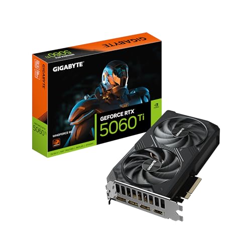Gigabyte Gv-N506Twf2-8Gd | Geforce Rtx 5060 Ti Windforce 2X 8Gb Gddr6 Graphics Card
