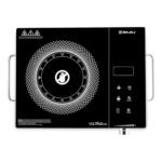 Bajaj Irx 220F Infrared Induction Cooktop | 2200 Watts | 11 Power Level | 3 Preset Menu | Feather Touch Controls | Digital Display | 1 Yr Warranty 【Black/Silver】