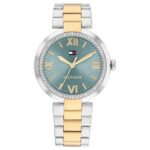 Tommy Hilfiger Analog Blue Dial Stainless Steel Strap Watch For Women