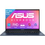Asus Vivobook 15, 13Th Gen, Intel Core I3-1315U, 16Gb Ram, 512Gb Ssd, Fhd, Anti-Glare, 15.6″, 39.6 Cm, Windows 11 Home, M365 Basic(1Yr)* Office24, Quiet Blue, 1.70 Kg, X1504Va-Bq342Ws, Laptop