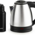 Cello Quick Boil Lifestyle Kettle 1.5 L + Sippa 500 Ml Stainless Steel Water Bottle Electric Kettle(1.5 L, Silver)