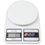 Btag Sf-400 Digital Kitchen Weighing Scale | 10Kg X 1G Precision | Food Scale With Lcd Display For Cooking, Baking, Meal Prep & Healthy Diet | Compact Electronic Weight Machine For Home Use.(White)