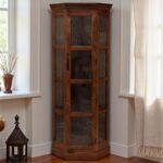 The Attic Ines Kitchen Cabinet, Multipurpose Cabinet For Bedroom Living Room Study Bar, Solid Wood Bookshelf/Kitchen Cabinet, Solid Mango Wood, Honey Matte Finish