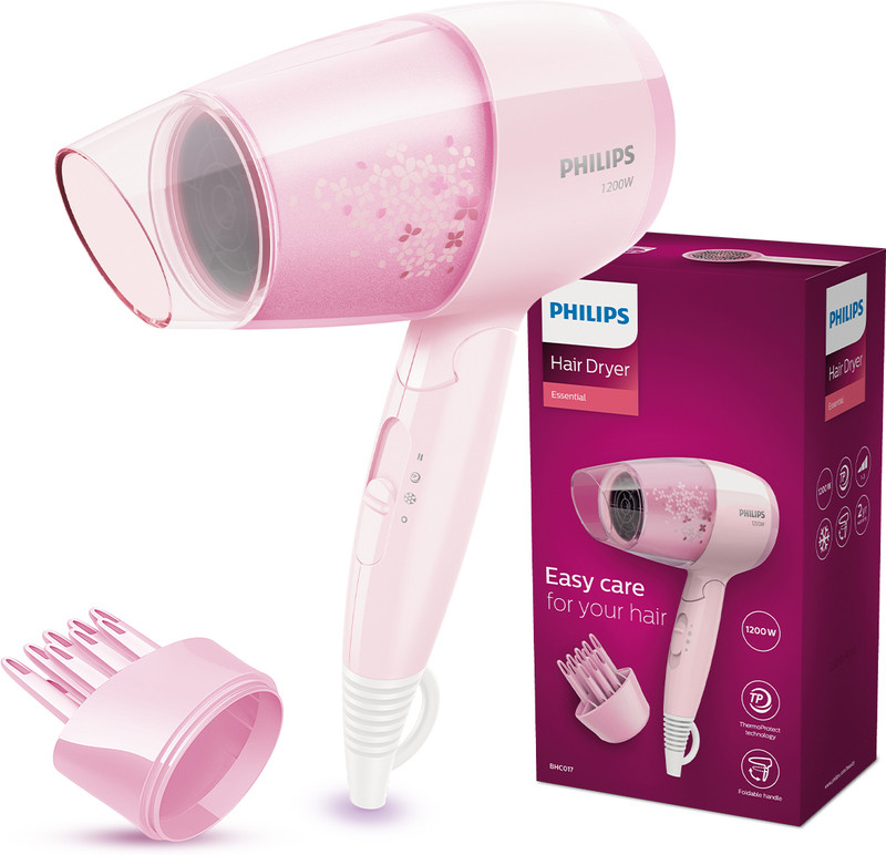 Philips Bhc017/00 Hair Dryer(1200 W, Pink)