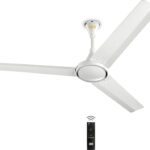 Kuhl Prima A4 Decorative Power Saving With 5 Year Warranty Bldc Motor With Remote 1200 Mm Ceiling Fan(5 Star | White | Pack Of 1)