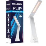 Halonix Flip Dimmable 3-In-1 Mode Portable Desk Lamp | Led Table Lamp | Study Lamp | Desk Light | Color-White,Off-White,Yellow