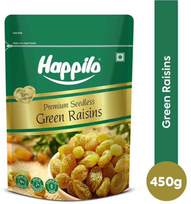 Happilo Premium Kishmish Raisins Raisins(1 X 450 G)