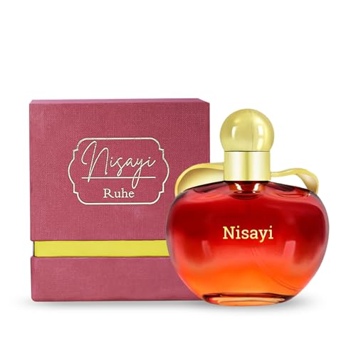 Nisayi Premium Ruhe Luxury Parfum For Men & Women | Long Lasting Floral & Aromatic Perfume | Jasmine, Lily, Freesia & Sandalwood Notes | 100Ml
