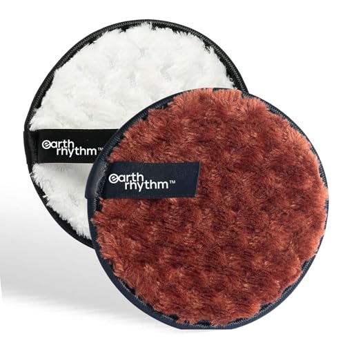 Earth Rhythm Instant Makeup Remover Pads, Deep Clean In 10 Seconds.Reusable & Eco-Friendly (Pack Of 2)