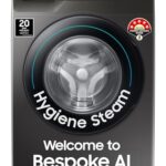 Samsung 7 Kg, 5 Star, Ai Control, Wi-Fi, Digital Inverter, Motor, Fully-Automatic Front Load Washing Machine (Ww70T502Nan1Tl, Hygiene Steam, Inox)