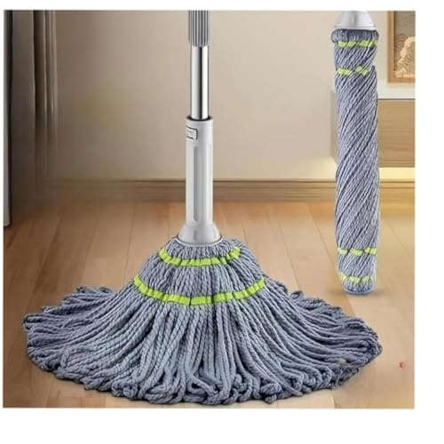 Weash Microfiber Twist Mop For Floor Cleaning, Squeeze Twist Mop Stick, Durable Dust Easy To Use Floor Cleaner, Effective For Hardwood, Tile, And Laminate: