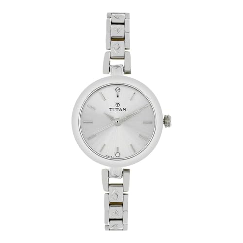 Titan Karishma Analog Silver Dial Women’S Watch -Nm2598Sm01 / Nl2598Sm01