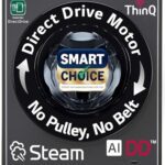 Lg Smart Choice, 9 Kg, 5 Star, Ai Direct Drive Technology, Steam, 6 Motion Dd & Wi-Fi Fully-Automatic Front Load Washing Machine (Fhp1209Z5M, Intelligent & Convenient Fabric Care, Middle Black)