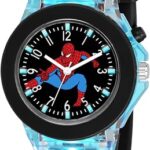 Papio® Silicone Band Cute Cartoon Design Multi-Function 7 Color Light Analog Wrist Watch For Kids, Children, Boys, And Girls (Zkd-021-To-047B) (Black)