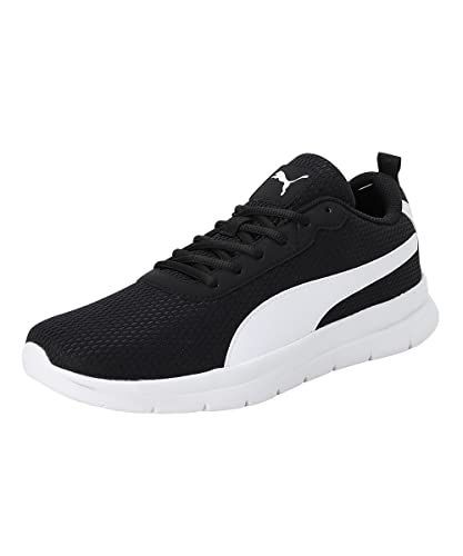 Puma Mens Ultimate Ease Black-White Walking Shoe – 10 Uk (37905101)