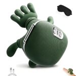 Helteko Bionic Heated Neck & Back Massager With Heat, Electric Deep Tissue 4D Kneading Massage Machine, Portable Pain Relief Massager For Shoulder, Waist, Leg & Full Body Muscle Relaxation (Green)