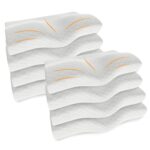 Carefoam Memory Foam Cervical Neck Pillow | 2 Years Warranty | Pain Relief Sleep, Improves Posture, Spinal Alignment, Neck Pain Relief | 19 X 12 X 4 Inch | White Jacquard Cover | Pack Of 8
