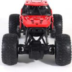 Frendo Remote Controlled Rock Crawler Rc Monster Truck, 2.4G, 1:18 Scale (Red)(Red)