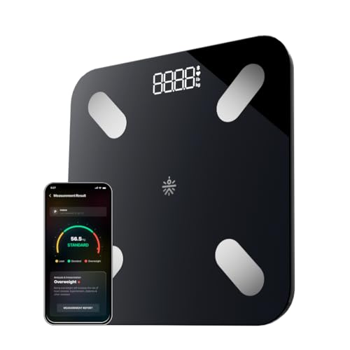 Cult Smart Body Fat Scale, Us Fda Approved, 20+ Parameters, Bmi, 10 Members, Bluetooth Weight Machine, Body Fat Analyzer, Led Display.