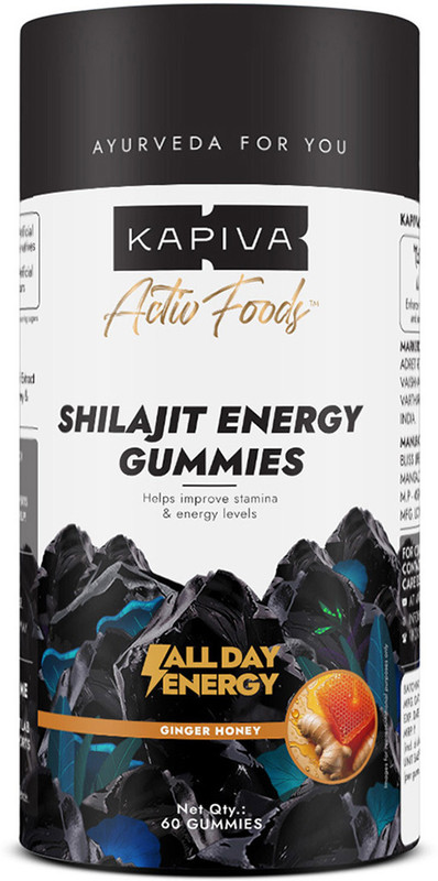 Kapiva Activ Foods Shilajit Energy Gummies – 60N(290 G)