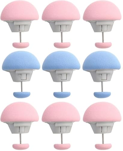 Elesyias Bed Sheet Clips Mushroom Duvet Cover Pins Holding Clips Non-Slip Cover Fixator Comforter Quilt Anti-Movement Bed Quilt Clamps With One-Key Unlock For Blanket (Mix Pack Of 08)