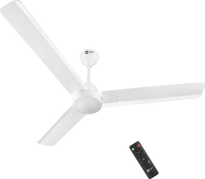 Orient Electric Kratos Neu With 3 Year Warranty Bldc Motor With Remote 1200 Mm Ceiling Fan(5 Star | White | Pack Of 1)
