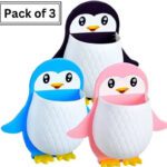 Pyorit (Pack 3) Multipurpose Plastic Bathroom Kitchen Office Organizer Rack ,Wall Shelf Plastic Wall Shelf(Number Of Shelves – 1, Multicolor)