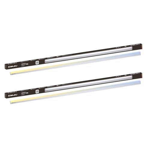Bajaj Hyperion Multi Cct Led Batten 20W | 4 Star Rated | Multi Cct Operation | Energy Efficient | Soothing Light | Voltage Surge Protection | 1 Year Warranty (Pack Of 2, Multicolour)
