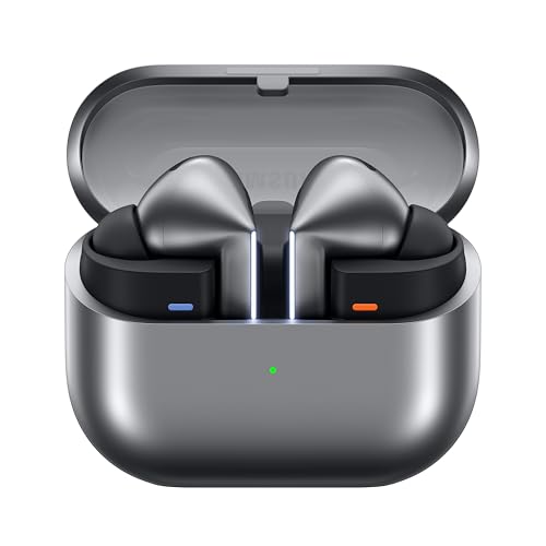 Samsung Galaxy Buds3 Pro Wireless Earbuds, Powered By Galaxy Ai, Ip57, Active Noise Cancellation, Adaptive Noise Control, 37Hrs Battery, 360 Surround Sound, Pinch Controls, Galaxy Ecosystem, Silver
