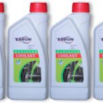 Ebron Radiator Antifreeze Coolant, Tropical Formula Engine Coolant, For Car & Bike, 4L Coolant Green(1 L, Pack Of 4)