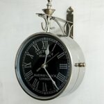 Tucasa 8″ Double Sided Victorian Style Station Clock