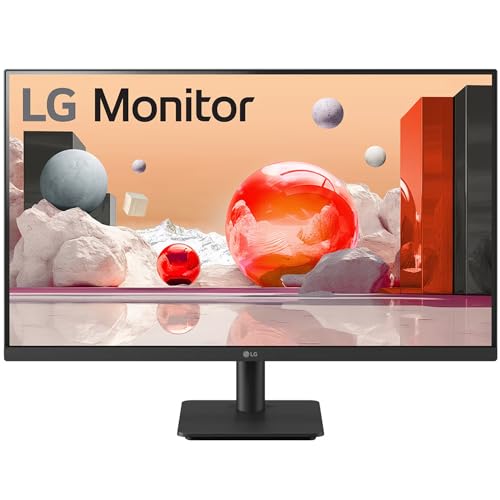 Lg 27 Inch (68.6Cm) Ips Fhd Monitor 1920 X 1080, 100Hz, Srgb 99% Typ(Cie1931), Black Stabilizer, Virtual Borderless, Flicker Safe, Reader Mode, Onscreen Control, Hdmi, Vga, 27Ms500(Black)