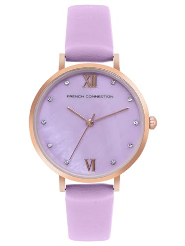 French Connection Analog Purple Dial Women’S Watch-Fcn00065A