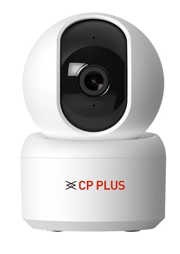 Cp Plus 4Mp Quad Hd Smart Wi-Fi Cctv Camera For Home | 360° Pan & Tilt | Ctc Cyber Secure Tech | View & Talk | Smart Detection Suite | Ir Night Vision | Cloud Recording | Support Ok Google | Cp-E45Q