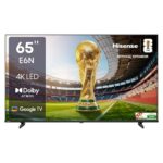 Hisense 164 Cm (65 Inches) E6N Series 4K Ultra Hd Smart Led Google Tv 65E6N (Black)